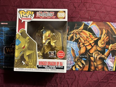 Funko POP! Super: Yu-Gi-Oh! Winged Dragon of Ra Metallic 6 inch Figure Preorder-image