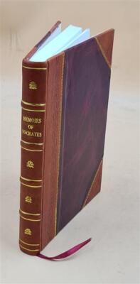 Memoirs Of Socrates For English Readers. 1872 By Xenophon. [Leather Bound]-image