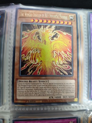 YuGiOh The Winged Dragon of Ra - Immortal Phoenix MZTM-EN074 Rare 1st Edition-image