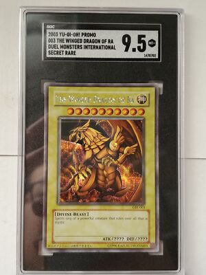 The Winged Dragon of Ra GBI Promo Yu-Gi-Oh 2003 SGC 9.5-image