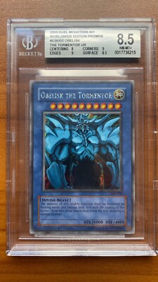 Yu-Gi-Oh! Obelisk the Tormentor Cards GBI-002 Ultra BGS 8.5 PSA-image