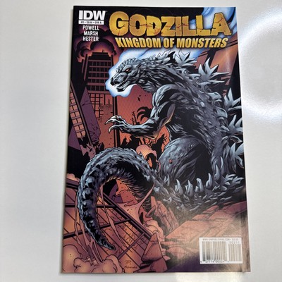 Godzilla: Kingdom Of Monsters #2 - Cover A | FN | IDW Comics 2011 | Powell Marsh-image
