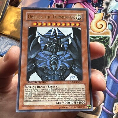 YUGIOH LIMITED EDITION JUMP-EN037 OBELISK THE TORMENTOR ULTRA RARE NM/VLP-image