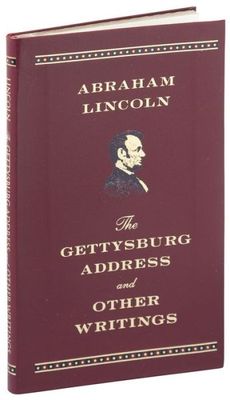 THE GETTYSBURG ADDRESS AND OTHER WRITINGS by Abraham Lincoln Leather Bound ~NEW~-image