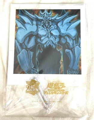 Yugioh Obelisk the Tormentor Acrylic Art Panel 25th Japanese NEW DHL-image