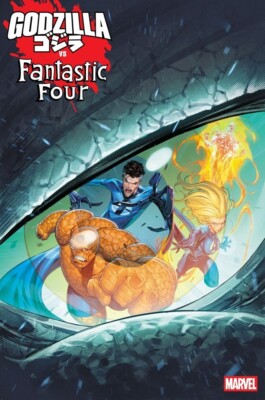 GODZILLA VS. FANTASTIC FOUR #1 IBAN COELLO 1:25 INC VAR - NOW SHIPPING-image