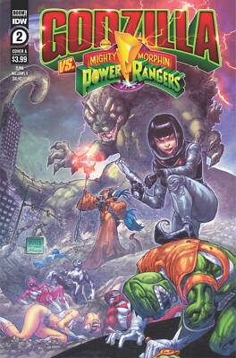 GODZILLA VS MMPR #2 (OF 5) CVR A FREDDIE WILLIAMS II IDW PUBLISHING-image