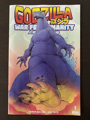 Godzilla War For Humanity #1 Retailer Incentive 2023 Variant IDW Comic Book-image