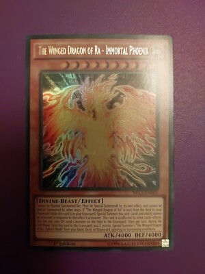 YUGIOH MIL1-EN001 The Winged Dragon Of Ra - Immortal Phoenix (Ultra Rare, 1st...-image