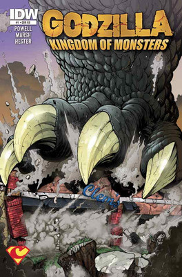 Godzilla: Kingdom of Monsters #1E (18th) FN; IDW | Clem's - we combine shipping-image