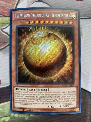 Yugioh The Winged Dragon of Ra - Sphere Mode 1st Edition Secret Rare RA01-EN007-image