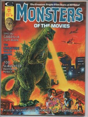 MONSTERS of the MOVIES Magazine #5, NM-, Godzilla, 1975, Frankenstein-image