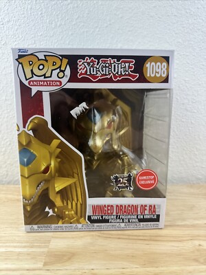 Funko POP! Animation Yu-Gi-Oh Winged Dragon of Ra Metallic GameStop Exclusive-image