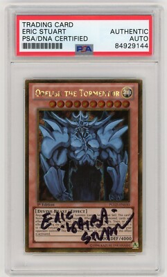 PSA Signed Eric Stuart Obelisk the Tormentor PGLD-EN030 1st Edition-image
