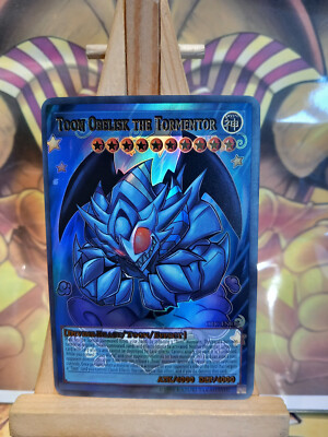 Toon Obelisk the Tormentor ACG Waifu Card Holo Anime Yug Cards-image