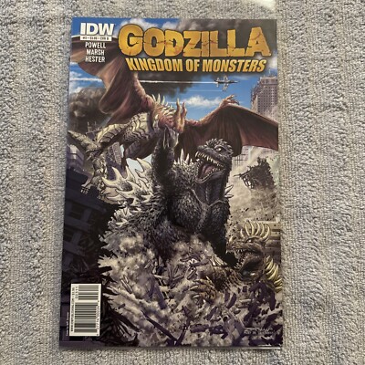 GODZILLA Kingdom of Monsters #3B Cover B IDW Comics (2011) B&B-image