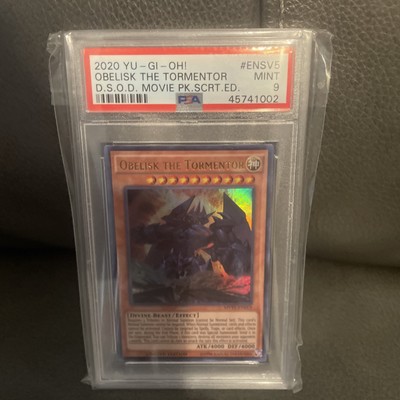 Yugioh Obelisk the Tormentor MVP1-ENSV5 Limited Edition Ultra Rare PSA 9 NM-MT-image