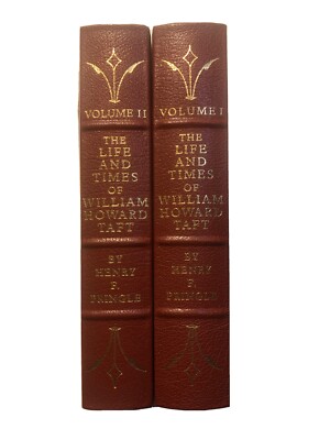 The Life & Times of William Howard Taft- Easton Press-Leather Hardcover, 2 Vols-image