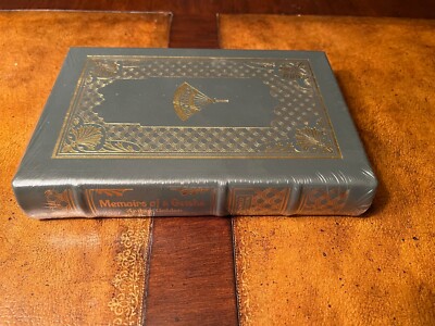 Easton Press MEMOIRS OF A GEISHA Arthur Golden SIGNED SEALED light gray-image
