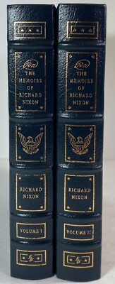 The Memoirs of Richard Nixon, Vols I & II, Easton Press, 1988-image