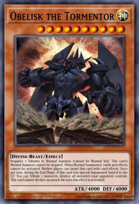Obelisk The Tormentor - RA03 - Quarter Century Rare - Yugioh - Euro-image