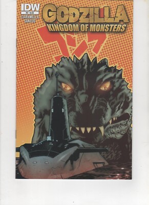 Godzilla Kingdom of Monsters #9 A, Messina Cover, NM 9.4, 1st Print, 2011, Scans-image