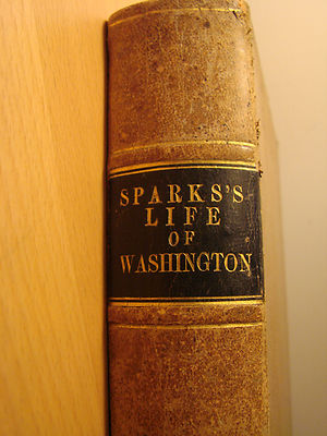 SPARKS'S LIFE OF WASHINGTON, 1849, leather-bound-image