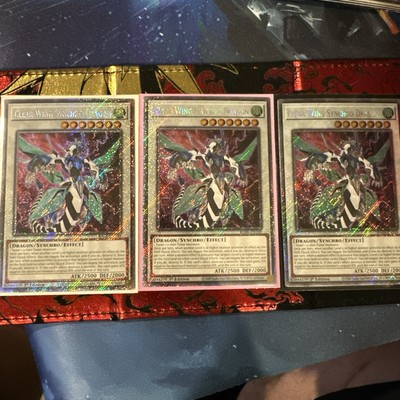 Clear Wing Synchro Dragon Ra04 Platinum Rare PLAYSET-image