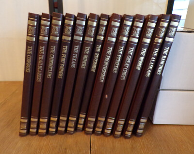 Choice 1970's Time Life Books of the Old West - Leatherette Bound-image