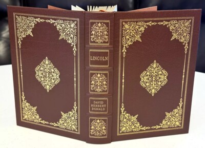 Easton Press LINCOLN by DAVID HERBERT DONALD Full Leather VERY FINE-image