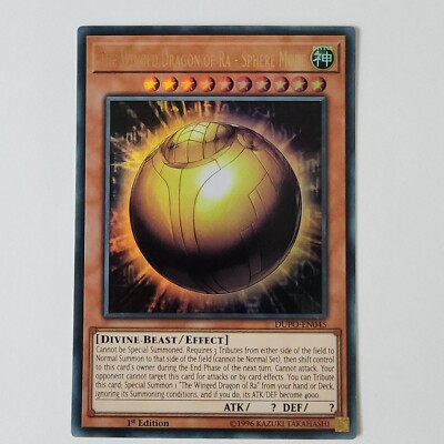 The Winged Dragon of Ra - Sphere Mode - DUPO-EN045 - Ultra Rare - NM - 1st ed-image