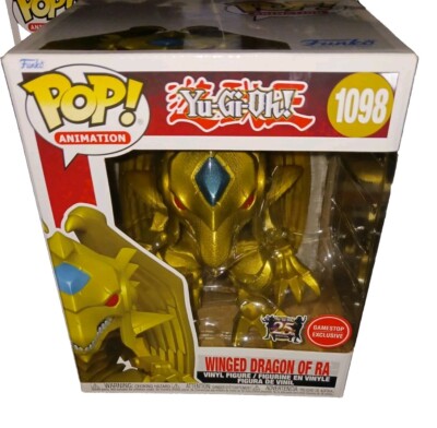 Winged Dragon of Ra Funko Pop #1098 Gamestop Exclusive Metallic-image
