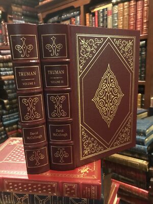 Easton Press:  DAVID McCULLOUGH: PRESIDENT HARRY TRUMAN: 2 VOLS-image