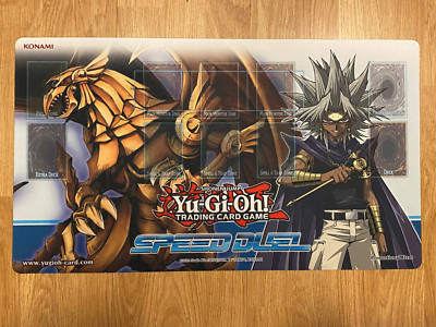 Yugioh Official Speed Duel Yami Marik Winged Dragon of Ra Prize Playmat Mat-image
