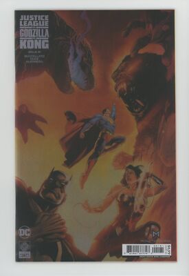 Justice League vs Godzilla vs Kong #1 Albuquerque Foil Variant NM+ 9.6 2023 DC-image