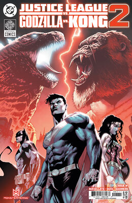 JUSTICE LEAGUE VS GODZILLA VS KONG 2 #1 - (W) Brian Buccellato, NM (2025) DC-image