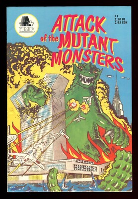 Attack of the Mutant Monsters Comic A-Plus 1991 Steve Ditko Similar to Godzilla-image