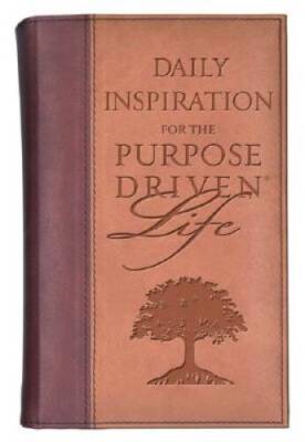 Daily Inspiration for the Purpose-Driven Life - Leather Bound - ACCEPTABLE-image