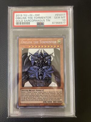2019 Yu-Gi-Oh! Obelisk the Tormentor TN19-EN007 PSA 10-image