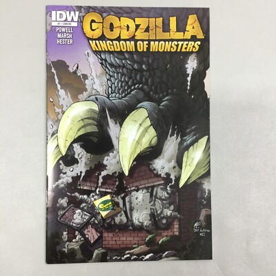 Godzilla Kingdom Of Monster #1 Comics On The Green Exclusive IDW 2011 (GZ87)-image