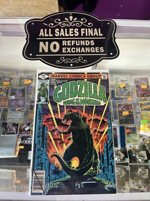 GODZILLA #24 King Of The Monsters Marvel Comics 1979 Final Issue-image