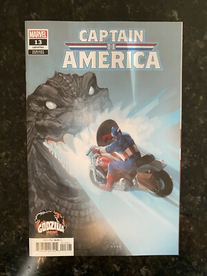 CAPTAIN AMERICA #13 11/2024PHIL NOTO GODZILLA VARIANT MARVEL COMICS NM-image