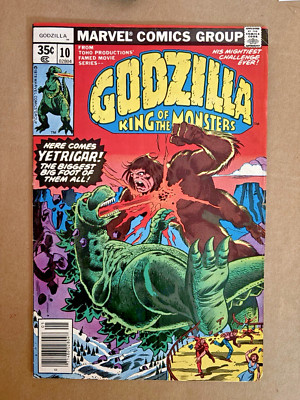 Godzilla King of the Monsters #10 May 1978 Moench Trimpe Bronze Marvel FN- (5.5)-image