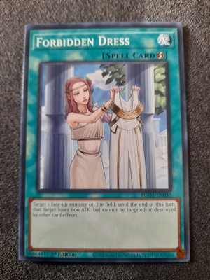 Forbidden Dress EGO1-EN030 Egyptian God Deck: Obelisk the Tormentor-1st Edition-image