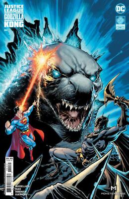 Justice League vs Godzilla vs Kong #4 (Of 7) Cover C Whilce Portacio Godzilla Ca-image