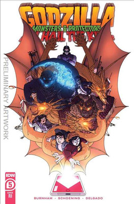 Godzilla: Monsters And Protectors All Hail the King! #5C VF/NM; IDW | RI 1:10 va-image