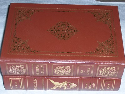 easton press LINCOLN David Herbert Donald & SPEECHES AND WRITINGS Roy P. Basler-image