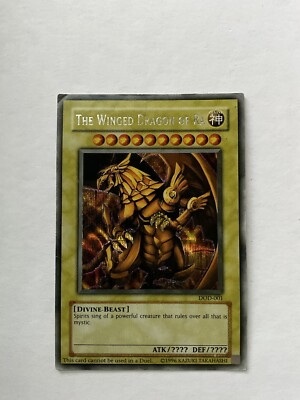 Yugioh The Winged Dragon Of Ra DOD-001 Secret Parallel Rare Promo MP-image