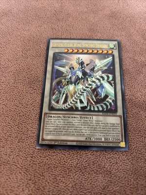 Crystal Clear Wing Synchro Dragon Prismatic Ultimate Rare -image