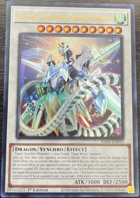 Crystal Clear Wing Synchro Dragon (UR) RA04-EN059 Quarter Century Stampede...-image